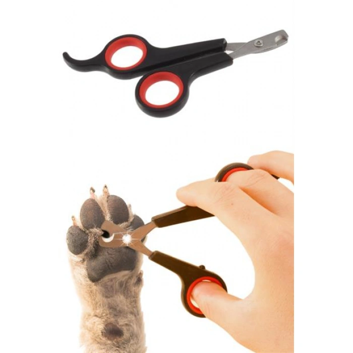 TUFEYO Evcil Hayvan Tırnak Makası Ve Törpü Seti Manikür Pedikür Pati Bakım Aleti Kaymaz Sap