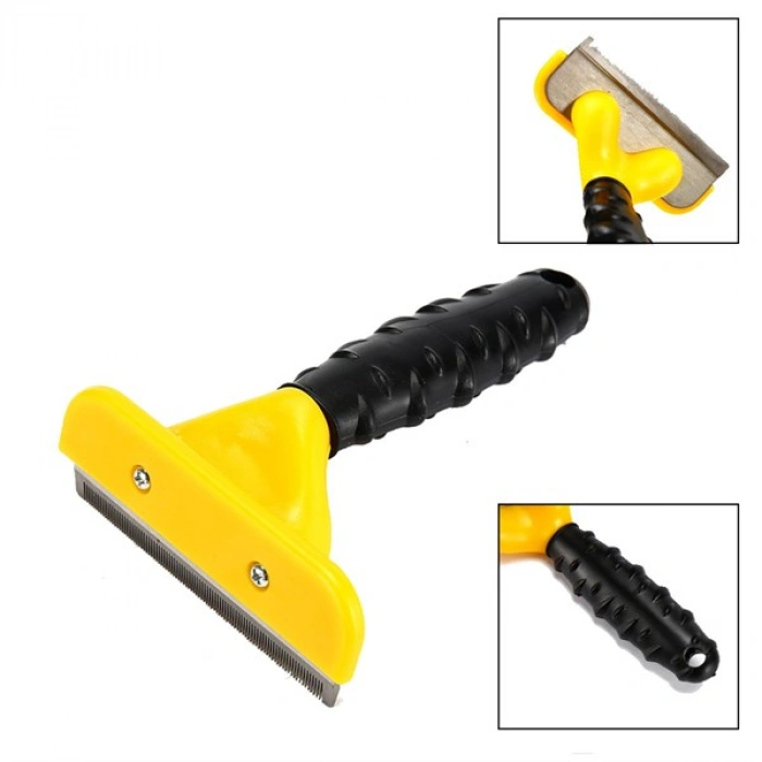 TUFEYO Fubminator Kedi Köpek Tüy Toplama Tarağı  Kaşıma Aparatı 4,5 Cm