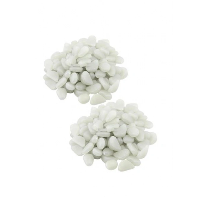 TUFEYO Gece Karanlıkta Işık Vererek Parlayan Dekoratif Çakıl Taşları