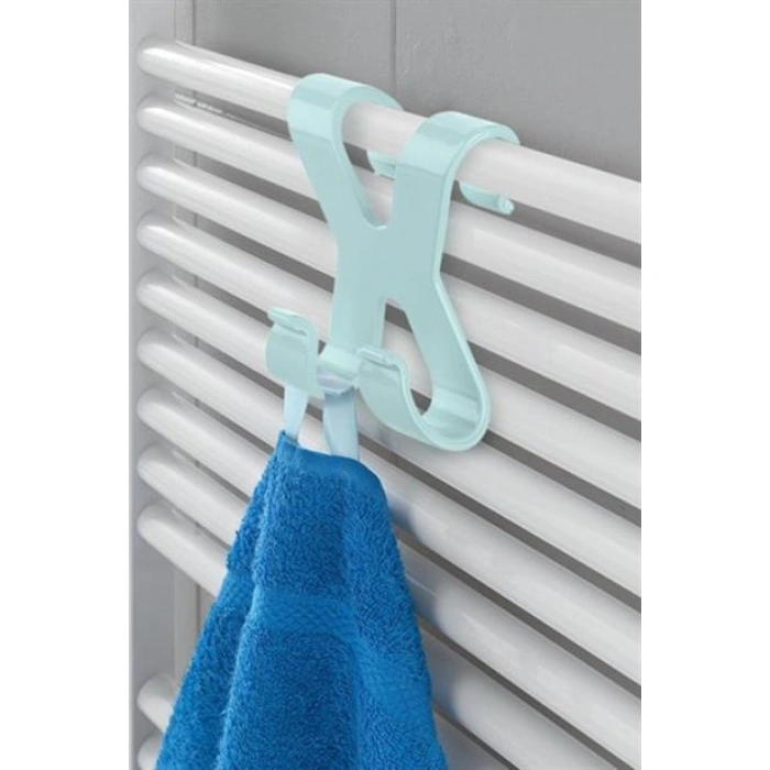 TUFEYO Hang it Pratik Kolay Taşımabilir Havlupan 2 Kancalı Banyo Askısı