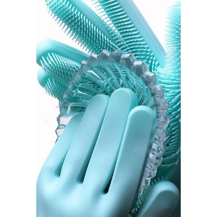 TUFEYO Isıya Dayanıklı Pratik Sihirli Silikon Bulaşık Yıkama Eldiveni