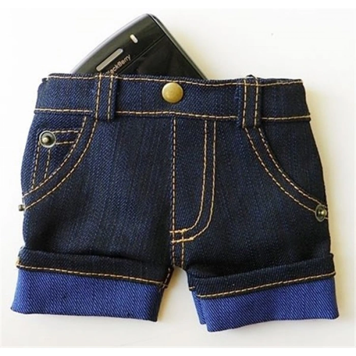 TUFEYO Jean Short Telefon Kılıfı ve Cüzdan