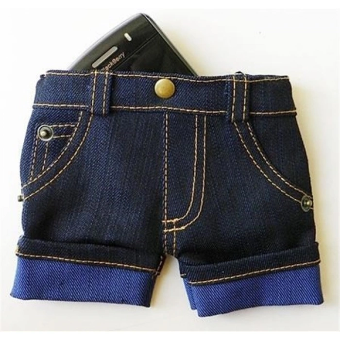 TUFEYO Jean Short Telefon Kılıfı ve Cüzdan
