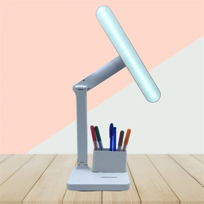 TUFEYO Kalemlikli USB Şarjlı Dokunmatik 3 Kademeli Özel Göz Korumalı led Lityum Masa Lambası