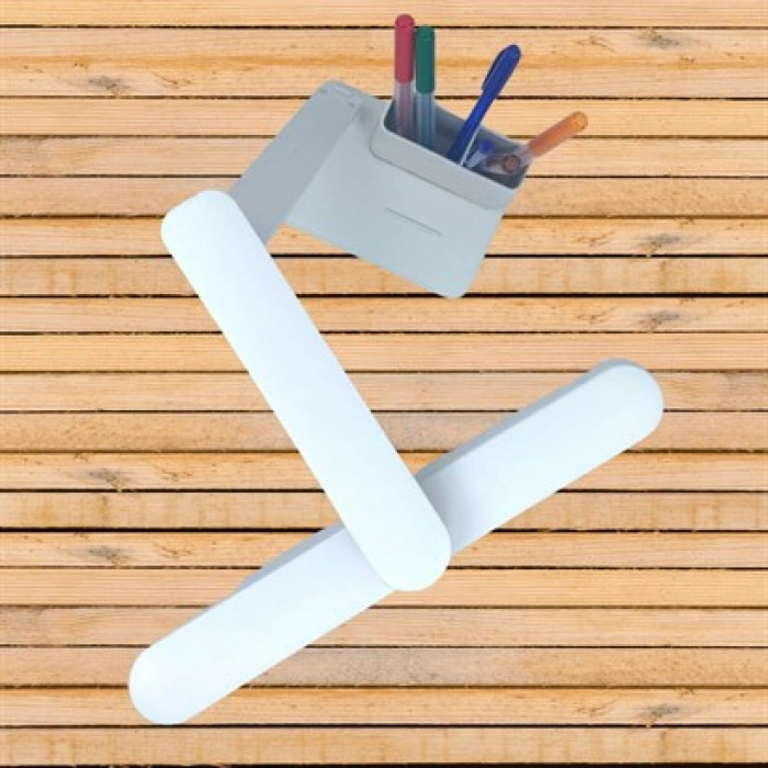 TUFEYO Kalemlikli USB Şarjlı Dokunmatik 3 Kademeli Özel Göz Korumalı led Lityum Masa Lambası