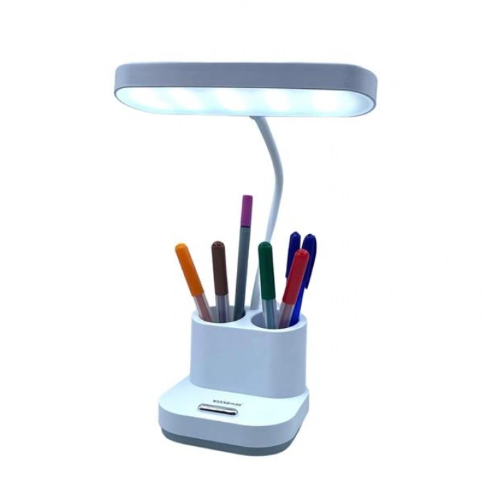 TUFEYO Kalemlikli USBli Dokunmatik 3 Kademeli 360 Derece Özel Göz Korumalı led Lityum Masa Lambası