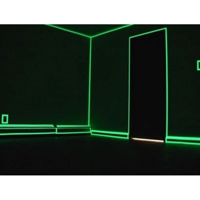 TUFEYO Karanlıkta Işık Veren  Yansıyan 4 Metre Fosforlu Yeşil Şerit Bant