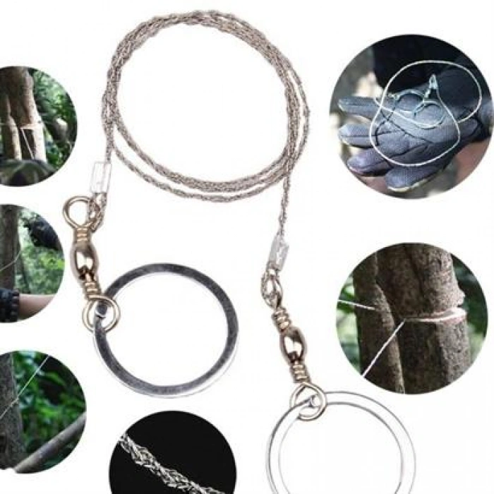 TUFEYO Karavanda ,Kampda  Taşınabilir Mini  Zincir  Cep Testeresi Dişli Tel Ahşap Plastik Metal Kes