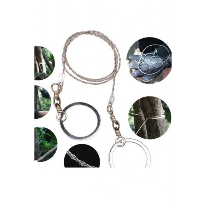 TUFEYO Karavanda ,Kampda  Taşınabilir Mini  Zincir  Cep Testeresi Dişli Tel Ahşap Plastik Metal Kes