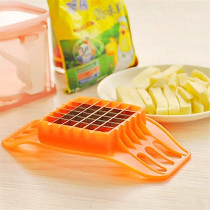 TUFEYO Kare Dizayn Pratik Kolay Patates Dilimeme Aleti Aparatı Bıçağı