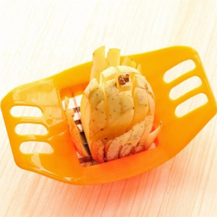 TUFEYO Kare Dizayn Pratik Kolay Patates Dilimeme Aleti Aparatı Bıçağı