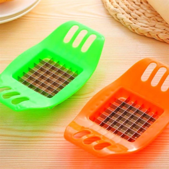 TUFEYO Kare Dizayn Pratik Kolay Patates Dilimeme Aleti Aparatı Bıçağı