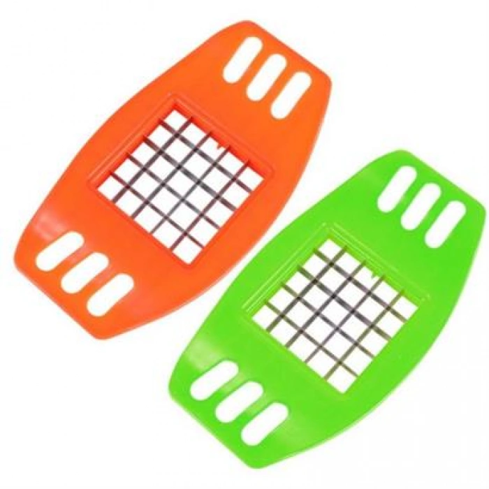 TUFEYO Kare Dizayn Pratik Kolay Patates Dilimeme Aleti Aparatı Bıçağı