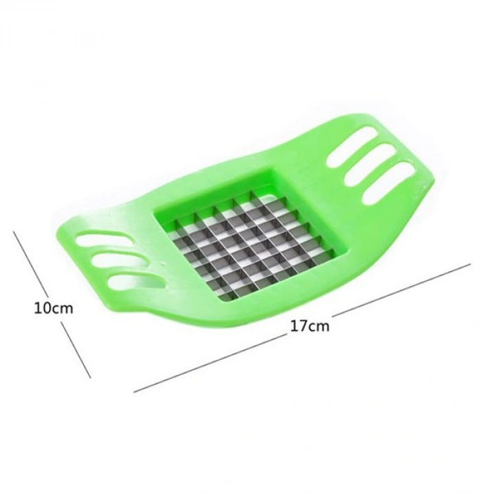 TUFEYO Kare Dizayn Pratik Kolay Patates Dilimeme Aleti Aparatı Bıçağı