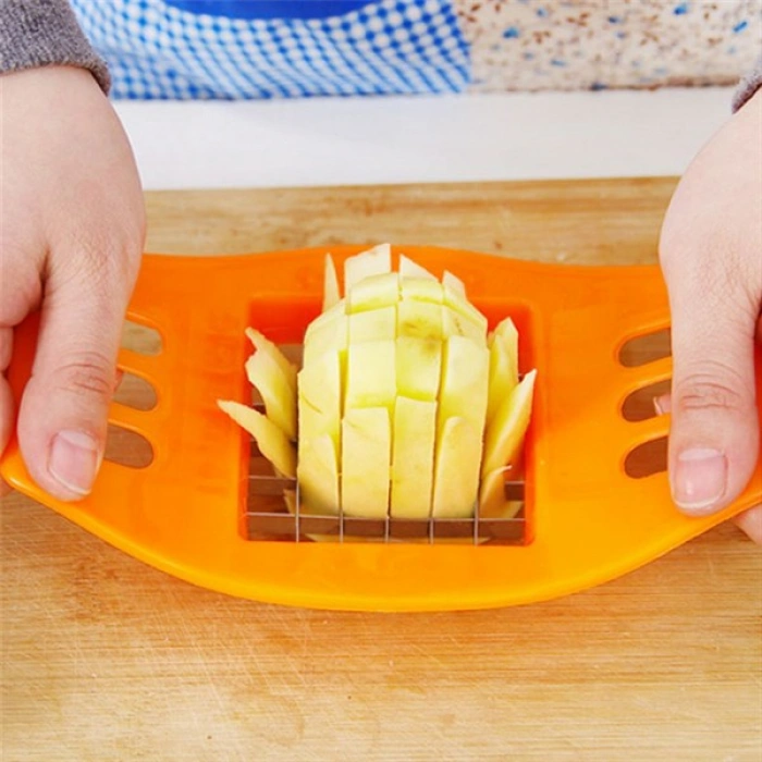 TUFEYO Kare Dizayn Pratik Kolay Patates Dilimeme Aleti Aparatı Bıçağı