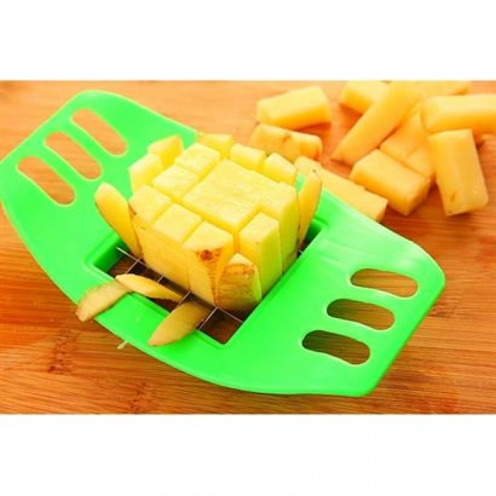 TUFEYO Kare Dizayn Pratik Kolay Patates Dilimeme Aleti Aparatı Bıçağı
