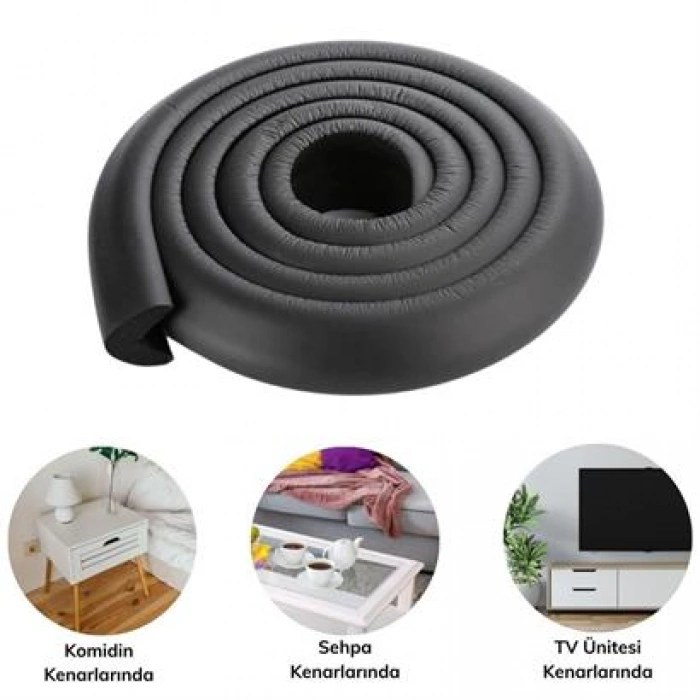 TUFEYO Kauçuk Bebek Çocuk Masa Sehpa Ünite Kenar Köşe Darbe Koruyucu Güvenlik Kiti