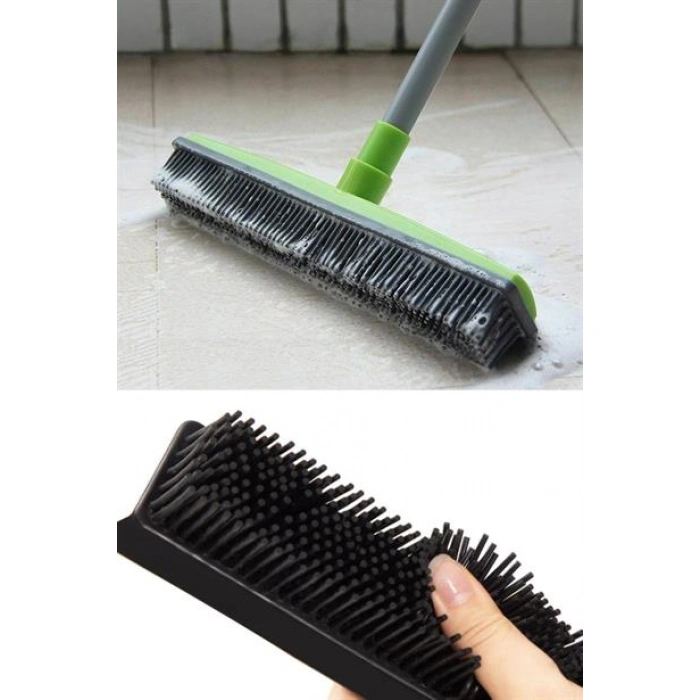 TUFEYO Kauçuk Uçlu Teleskopik Saplı Uzayabilen Temizlik Fırçası