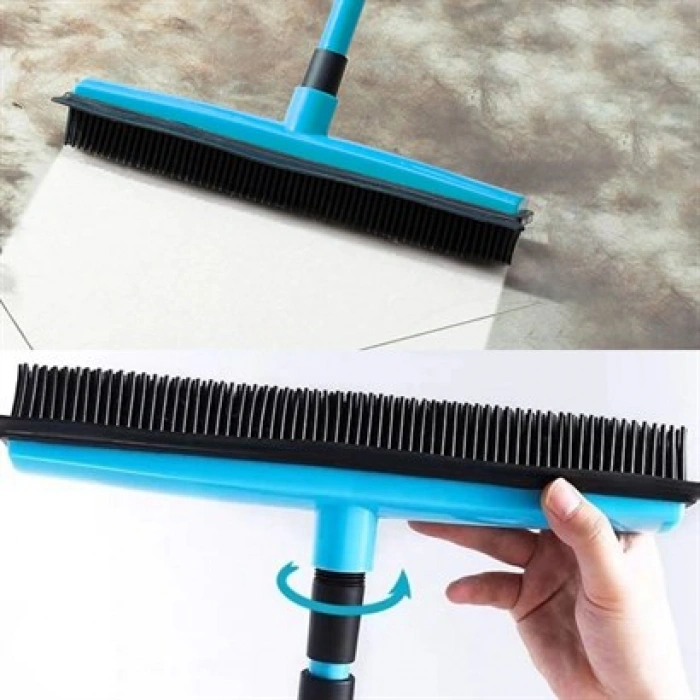 TUFEYO Kauçuk Uçlu Teleskopik Saplı Uzayabilen Temizlik Fırçası
