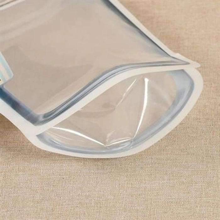 TUFEYO Kavanoz Görünümlü Kilitli Poşet Çıtçıtlı ve Pratik Torba 4 Adet