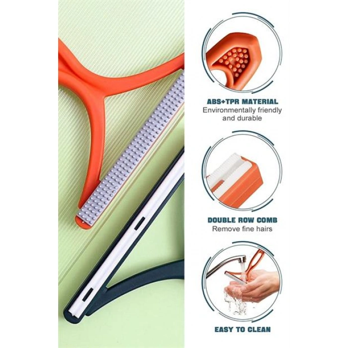 TUFEYO Kedi Köpek Tüy Toplayıcı Çift Taraflı Pamuk Tiftiği ve Tüy Toplama Aleti