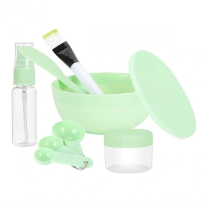 TUFEYO Kendin Yap Yüz Maskesi Karıştırma Aleti Seti, 9 Parça DIY Yüz Maskesi Hazırlama Kabı Seti