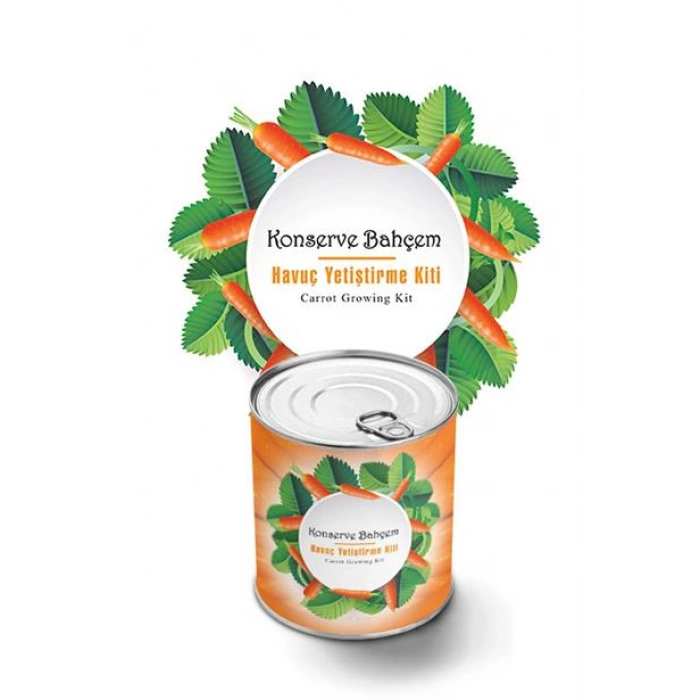 TUFEYO Konserve Bahçem Evde Konservede Havuç Yetiştirme Büyütme Kiti