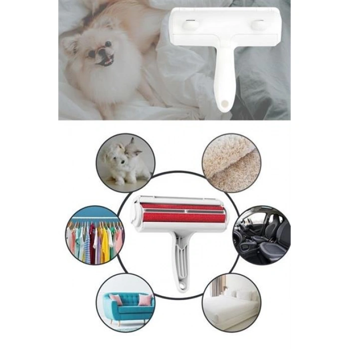 TUFEYO Kulak Modelli Hazneli Kedi Köpek Halı Yatak Kıl Toz Tüy Toplayıcı Temizleyici