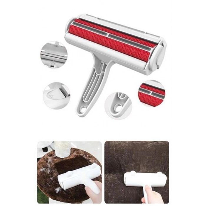 TUFEYO Kulak Modelli Hazneli Kedi Köpek Halı Yatak Kıl Toz Tüy Toplayıcı Temizleyici