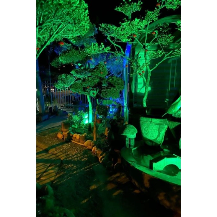 TUFEYO Kumandalı Led Işık Dış Cephe Aydınlatması Çok Renkli RGB Led Panel Işık PartiLed Aydınlatma