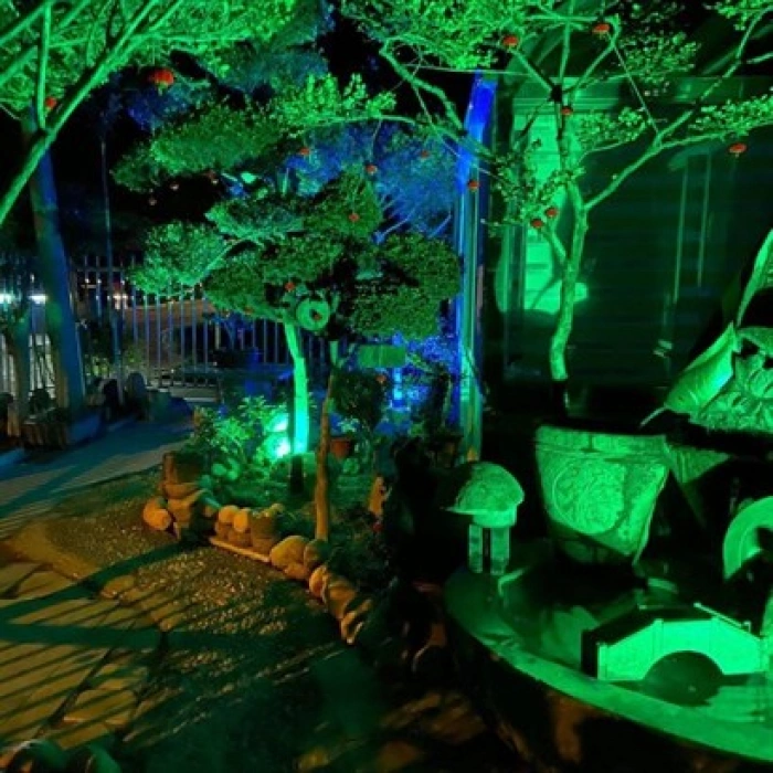 TUFEYO Kumandalı Led Işık Dış Cephe Aydınlatması Çok Renkli RGB Led Panel Işık PartiLed Aydınlatma