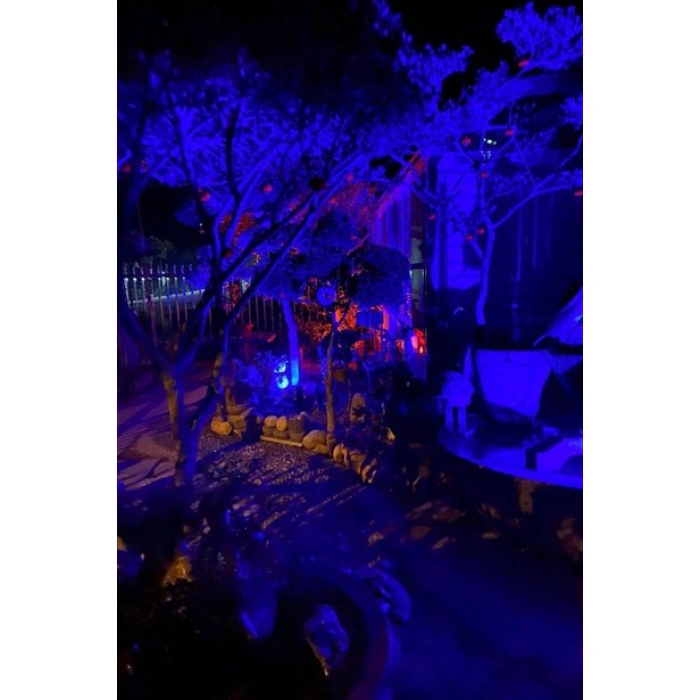 TUFEYO Kumandalı Led Işık Dış Cephe Aydınlatması Çok Renkli RGB Led Panel Işık PartiLed Aydınlatma