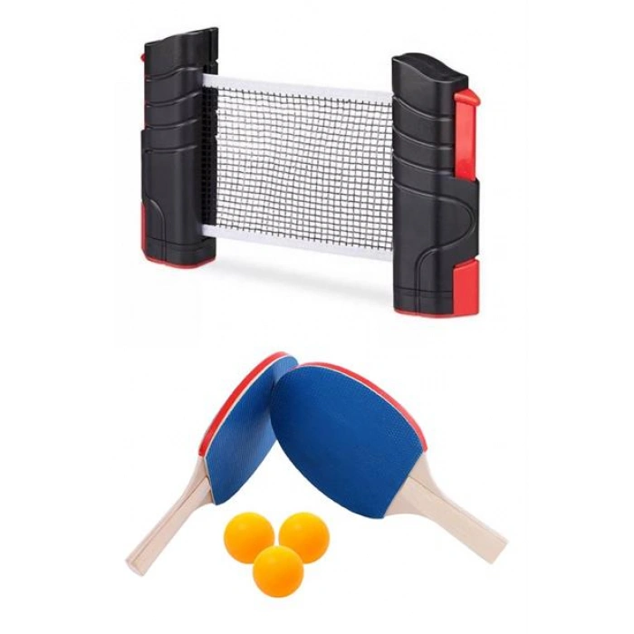 TUFEYO Masa Tenisi Spor ve Eğitim Seti Tüm Masalara Uyumlu Portatif File ve Ping Pong Ekipmanları