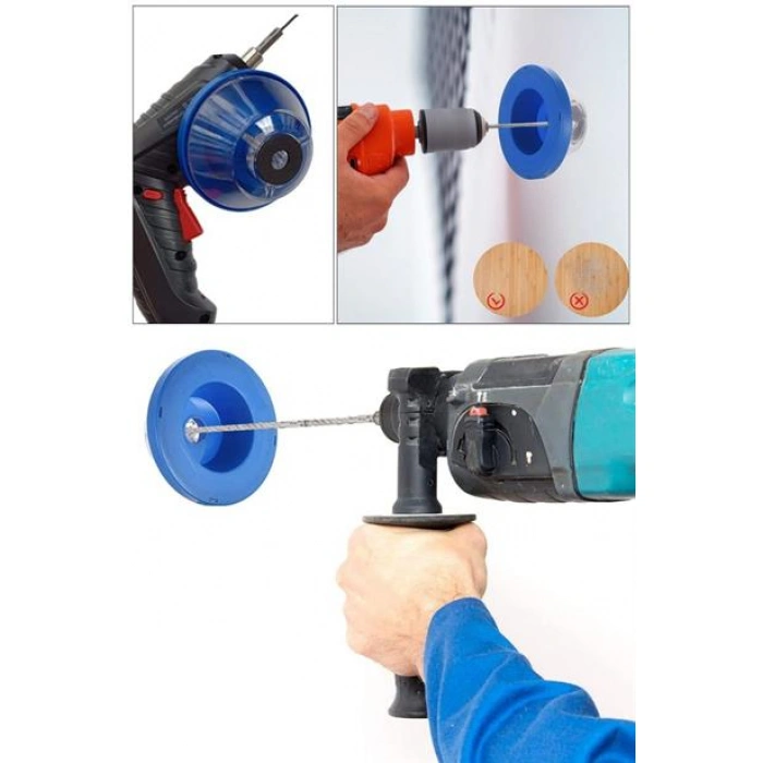 TUFEYO Matkap Ucu Kirlenme Tozlanma Önleyici Toz Haznesi Toz Toplayıcı Aparat