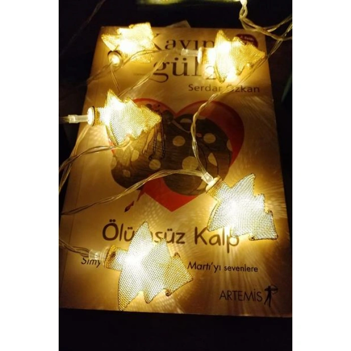 TUFEYO Metal Örgülü Çam Ağacı Şeklinde Günışığı Şerit Led Işık Zinciri