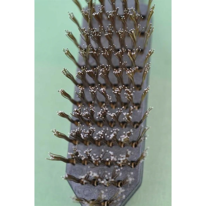 TUFEYO Metal Tel Fırça Plastik Saplı Pas Kir Sökme Temizleme Fırçası