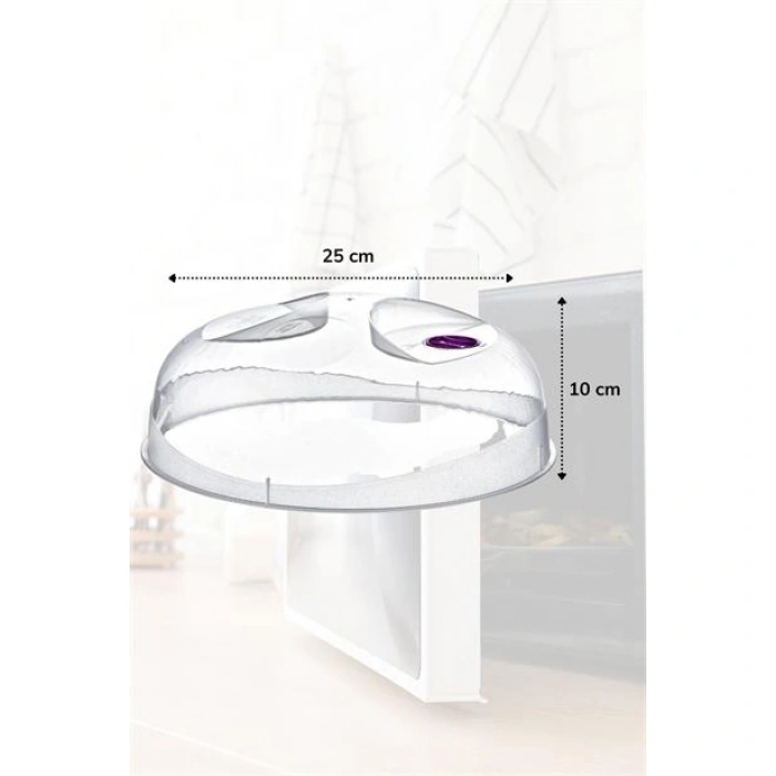 TUFEYO Mikrodalga Fırın Koruyucu Sızdırmaz Gıda Koruyucu Dayanıklı Yiyecek Isıtma Kapağı