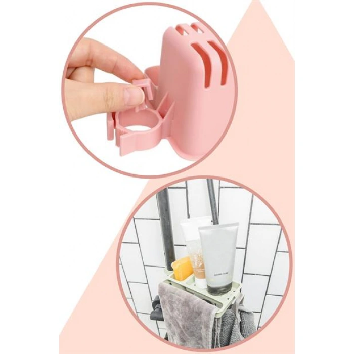 TUFEYO Musluğa Takılan Sünger Havlu Askılı Sabun Hazneli mutfak Banyo Lavabo Düzenleyici Organizer