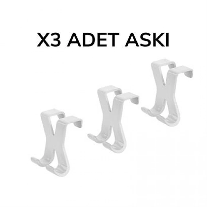 TUFEYO Mutfak Banyo Dolap Kapağına Takılan Meta Havlu Askılığı Aparatı