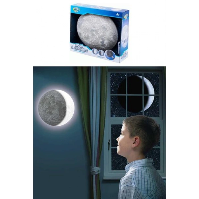 TUFEYO Odamdaki Dekoratif Ay Kumandalı Başucu Çocuk Odası Gece Lambası