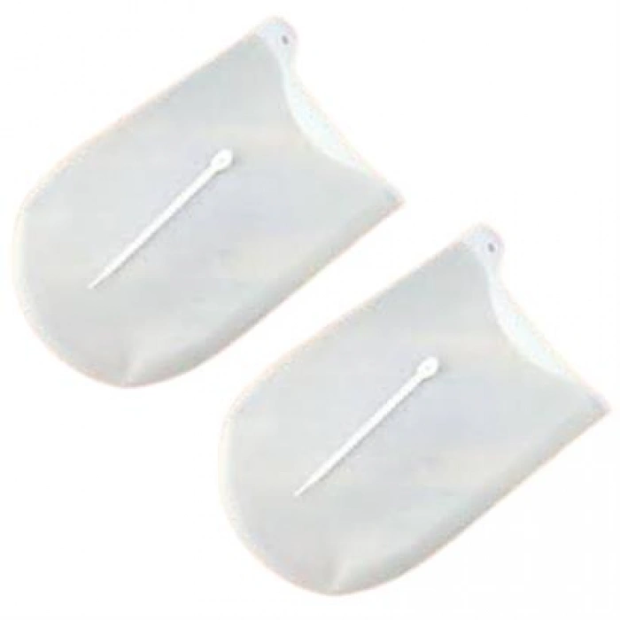 TUFEYO Orta Hamur Torbası Silikon Şeffaf Hamur Yoğurma Torbası Ekmek Makarna Mantı  Hamuru Kolay Yo