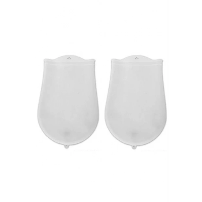 TUFEYO Orta Hamur Torbası Silikon Şeffaf Hamur Yoğurma Torbası Ekmek Makarna Mantı  Hamuru Kolay Yo