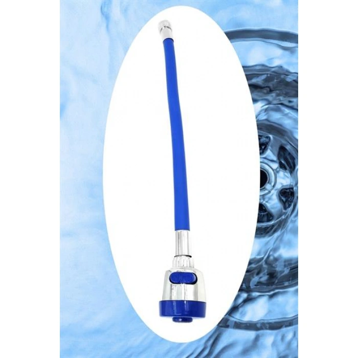 TUFEYO Oynar Başlıklı Tasarruflu Kubar Musluk Borusu ve Başlığı Mavi