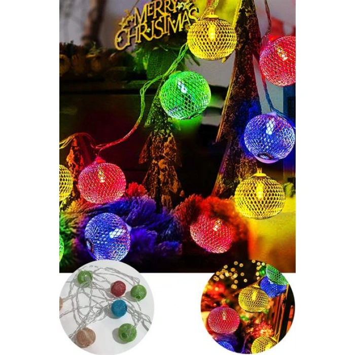 TUFEYO Parti ve Özel Gün Dekorasyonu Top Led Kandil Şeklinde Aydınlatma