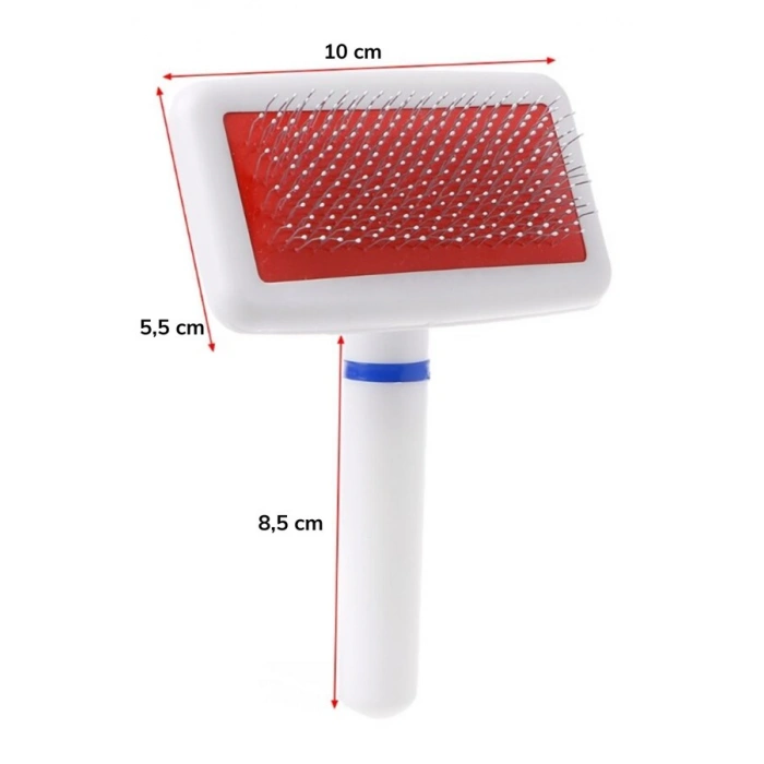 TUFEYO Paslanmaz Evcil Hayvan Kedi Köpek Tüy Tarama Toplama Fırçası Kolay Temizlenir Bakım Aleti