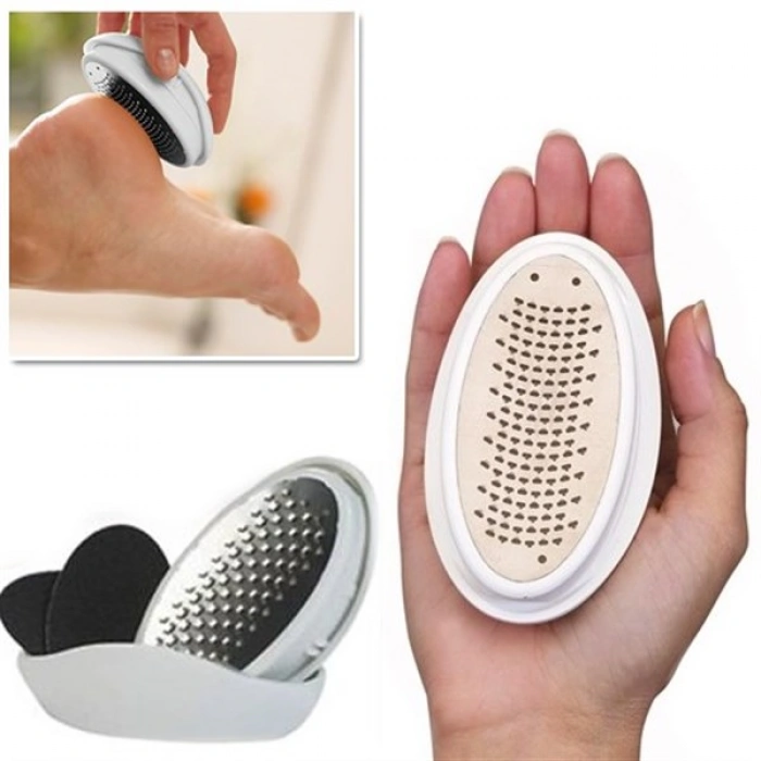 TUFEYO Ped Egg Pratik Kolay Ayak Bakım Törpüsü Topuk Rendesi Bakım Aleti