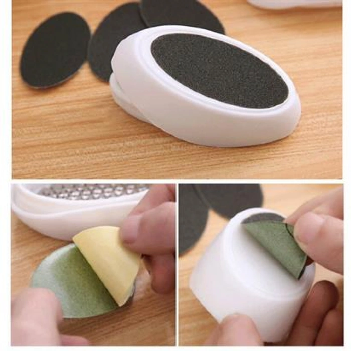 TUFEYO Ped Egg Pratik Kolay Ayak Bakım Törpüsü Topuk Rendesi Bakım Aleti