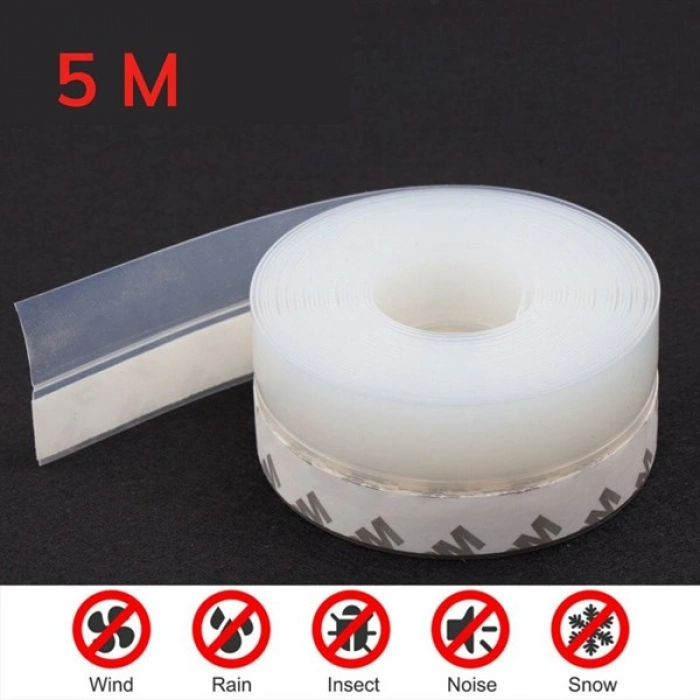 TUFEYO Pencere ve Kapı Eşiği Bandı Kendinden Yapışkanlı Silikon Şerit