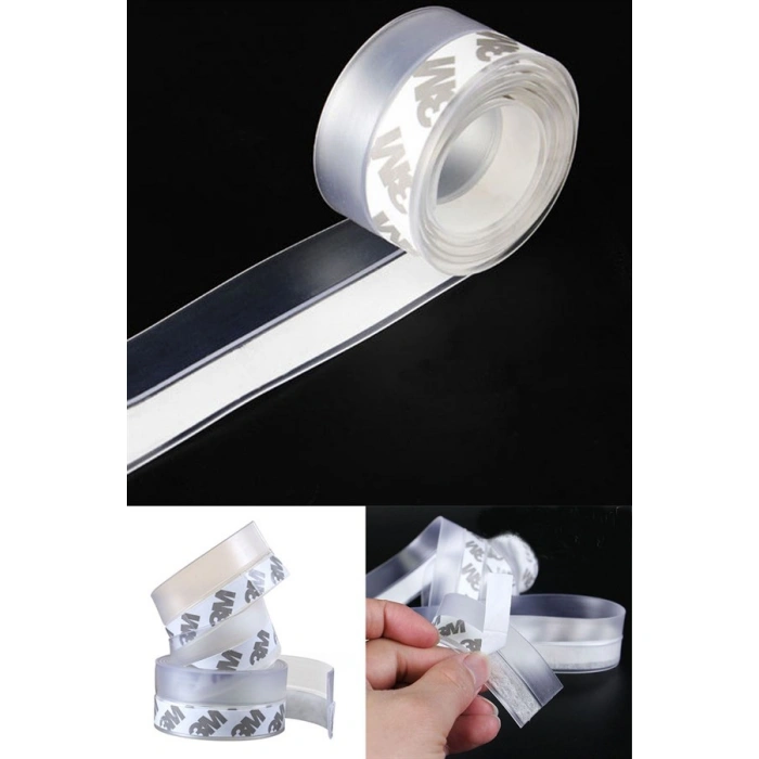 TUFEYO Pencere ve Kapı Eşiği Bandı Kendinden Yapışkanlı Silikon Şerit