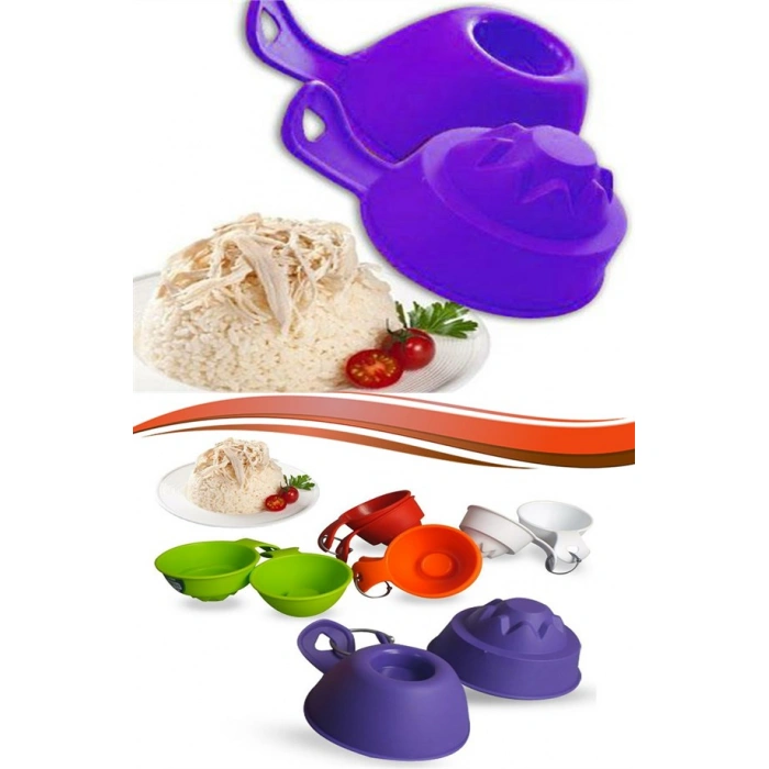 TUFEYO Pilav Ve Helva Şekil Verici Pratik Servis Kalıbı Aleti (2 Adet)